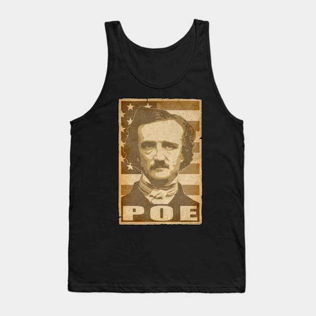 Edgar Allan Poe Politica Propaganda Pop Art Tank Top by Nerd_art